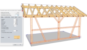 Speciális merevített vázas falak / favázas szerkezetek ('Vázszerkezet a fedőlemez alatt' eszköz)