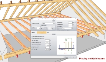 Több gerenda/gerendák és oszlopok/gerenda