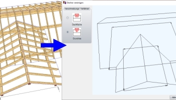Több tető egyesítése