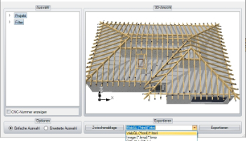 3D modell exportálása 3D HTML és 3D PDF formátumban