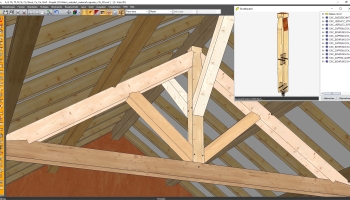 Szabad rajz, példa egy rácsos szerkezetre