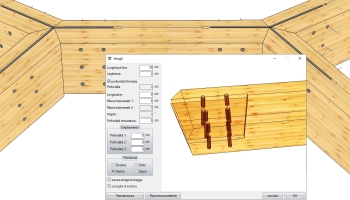 Szabadon használható konzolok, bevágások és fúrások